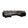 Euromebel Sedačka v tvare U NAVARA L Bronco 800/Berlin 01 látka 305 cm x 71-87 cm x 216 cm