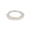 Doria Náramok (bižutéria) s bielymi perličkami N272