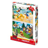 Dino WD Mickey športuje 2 x 77 dielov