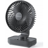 Mini ventilátor Ocoopa D606Y strieborno/šedý (Ocoopa D606Y grafitový stolný ventilátor USB nabíjateľný)