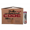 BALLS UNLIMITED Red CODE 72ks tlakované lopty
