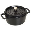 Staub Hrniec STAUB okrúhly 22cm čierny 2,6l