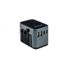 Cestovný adaptér, univerzálny, USB-A(QC 3.0)/USB-C(PD30W)2xUSB, VERBATIM 