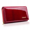 Peňaženka - Betlewski peňaženka pravá koža červená BPD-BS-937 - Dámsky výrobok (Nacked Leather Dámska maľovaná peňaženka rfid betlewski)