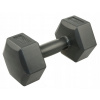 Pevné potiahnuté/gumované činky Lifefit 1 x 4 kg