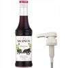 Barmanský sirup MONIN Blackcurrant ČIERNA RÍBEZĽA 250 ml + Pumpička