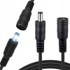 PREDLŽOVAČ NAPÁJANIA NAPÁJACÍ KÁBEL PRE KAMERY A LAMPY KÁBEL DC 5 M 5,5 MM