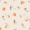 Peach and berries - natural 20 cm - Obchod s látkami (metráž) by Zanet