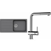 Set Schock S23-9 (dřez Formhaus D-100L Croma + baterie Epos.120 Chrom)