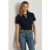 Polo tričko Lauren Ralph Lauren 200679219 tmavomodrá XS