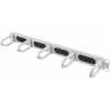 LANBERG AK-1203-S Lanberg cable management brush panel type B, 19, 1U, grey