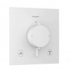 Hansgrohe Ecostat Comfort E Termostatická batéria pod omietku, na 2 spotrebiče, matná biela 33711700-HG