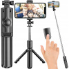 TYČ NA SELFIE STICK STATÍV PRE TELEFÓN S DIAĽKOVÝM OVLÁDANÍM TRIPOD BLUETOOTH DRŽIAK