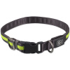 Obojok Dog Fantasy USB LED nylonový svietiaci S-M zelený 1,9x35-50cm