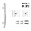 MPkovania FT - MADLO kód K41C 40x10 mm SP ks Rozteč madla: 400 mm, Rozmer profilu madla: 40x10 mm, Dĺžka: 600 mm
