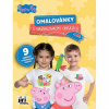 Jiri Models Omaľovánky s nažehľovacími obrázkami Prasiatko Peppa