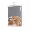 XKKO BMB Plachta s gumou do postieľky 120x60, Silver