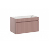 COMAD - Skrinka pod umývadlo 80cm 1 szuflada ICONIC ROSE 5907611656242
