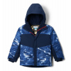 Columbia Mighty Mogul 3 Printed Jacket Chlapčenská Junior Bunda Farba: Mountain Blue Windblown, Collegiate Navy, Veľkosť: XXS 2096961433