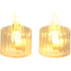 Sviečka MagicHome Vianoce, LED teplá biela, blikanie, 3,6x5 cm