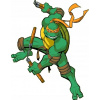 CUKROVÁ TLAČ Opłatek na Tort Korytnačky Ninja Turtles Michel Angelo + MENO