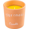 Sviečka Citronella, repelentná, terakota, 185 g, 100x100 mm