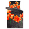 Svitap Obliečky mikroflanel Vlčie maky Varianta: Ľan vrátane mikroflanelu Wolf Poppies 140x200, 70x90 cm