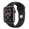 SES Silikónový remienok pre chytré hodinky Apple Watch SE 40 mm (2022) - čierny 15950