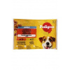 PEDIGREE vrecko s hovädzím a hydinovým v želé 4pack 400 g