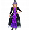 KOSTÝM MALÁ FIALOVÁ ČARODEJNICA KOSTÝM HALLOWEEN 140