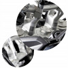 SADA NA ZVÝŠENIE VOLANTU 20 MM SW-MOTECH TRIUMPH TIGER TRIUMPH TIGER 800/ 900/ 1200 SILVER