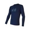 SENSOR MERINO DF CAMP pánské triko dl.rukáv deep blue 21200023-03