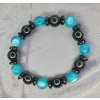 Náramok Hematit magnetický modrý (Color therapy - modrý)