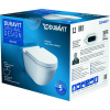 Duravit Starck 3 wc misa s pomaly sa sklápajúcim sedadlom závesné biela 42250900A1