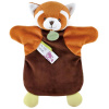 Doudou Plyšový maňásek panda červená 25 cm