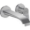 HANSGROHE Vivenis 2-otvorová páková umývadlová batéria pod omietku, pre nástennú montáž, s rozetami, výtok 192 mm, chróm, 75050000