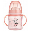 Canpol netečúci hrnček Sweet FUN ružový 120 ml
