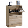 Autronic Botník, 2 priehradky, dekor dub, MDF ABO-G1014 OAK