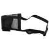 COLLAR Náhubok nylon so sieťkou, 19-26 cm, čierna