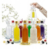 10X BUTELKA KĄTÓWKA 50ML + SVADOBNÝ UZÁVER, DARČEK