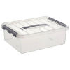 Helit úložný box Sunware Q-line priehľadná 10 l (š x v x h) 300 x 110 x 400 mm 6 ks; H6160202 / 6x