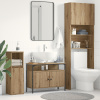vidaXL Kúpeľňová skrinka pod umývadlo Artisan Oak 80x30x60 cm Zosilnené drevo 862236