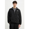 The North Face mikina na zips pánska flísová Yumiori Off Peak NF0A8FKNJK31 čierna L