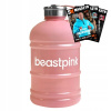 ŠPORTOVÁ FĽAŠA NA VODU FĽAŠA NA PITIE TESNÁ POSILŇOVŇA RUŽOVÁ - BeastPink 1,89 l