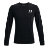 Pánska mikina Under Armour UA Rival Terry LC Crew-BLK | 1370404-001 | XL