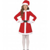 KOSTÝM DETSKÝ MIKULÁŠKA MIKULÁŠ PRE DIEVČATÁ VIANOCE SVIATKY 128