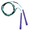 Korálkové Katana Rope - švihadlo pre začiatočníkov, nastaviteľná dĺžka, vhodné na chudnutie. Vyber farbu rukovätí:: Fialové, Vyber farbu korálikov: Čierna/mint Švihadlo s korálkami ti pomôže schudnúť,