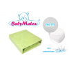 Nepromokavé prostěradlo do postýlky Baby Matex zelené froté (Nepromokavé/nepropustné froté prostěradlo do postýlky, Baby Matex, zelené 60x120cm)