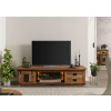 Bighome - TV stolík z mangového / recyklovaného dreva 200x55x50 prírodne lakovaná IRON LUX