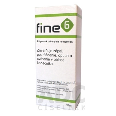 Fine6 olej na hemoroidy 1x50 ml